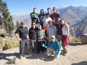 Arequipa - Tour au Cañon del Rio Colca: une photo de groupe s'impose 